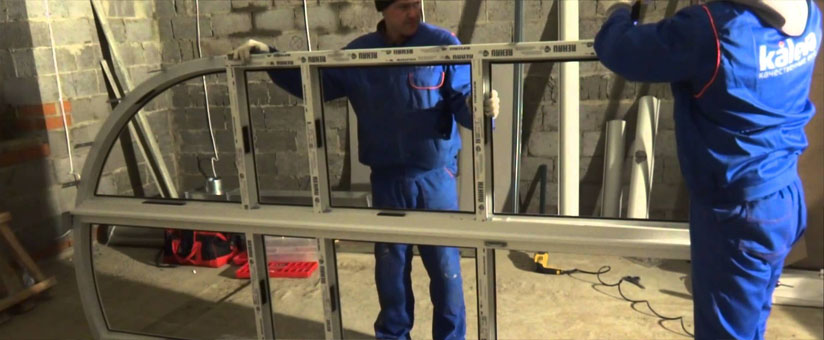 Монтаж готовых окон